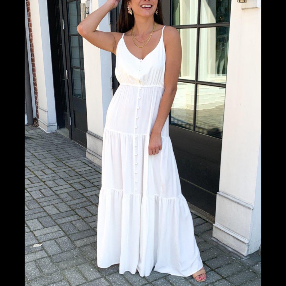 Beautiful white sundress